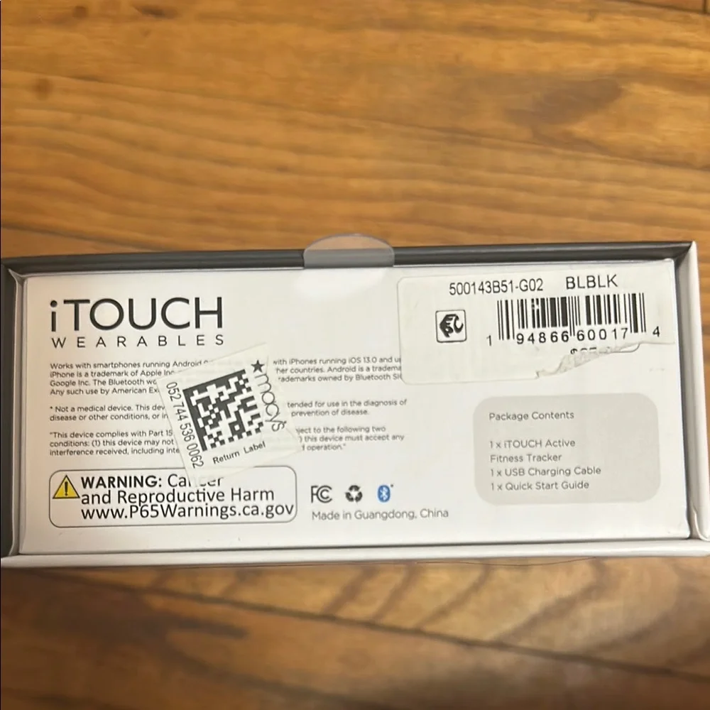 Black Smartwatch with Slim Design and Fitness Tracking